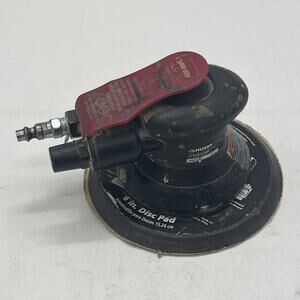 Husky 6" Air Palm Sander H4830 Pneumatic Used, Tested Works. {140}.